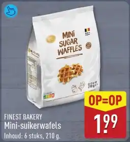ALDI Finest Bakery Mini-Suikerwafels aanbieding