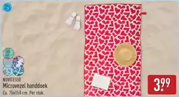 ALDI Novitesse Microvezel handdoek aanbieding