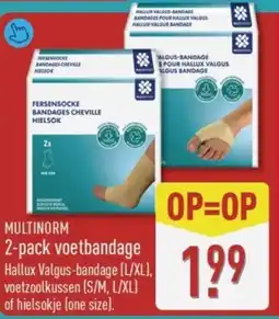 ALDI Multinorm Voetbandage aanbieding