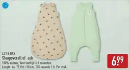 ALDI Lily & dan Slaapoverall of zak aanbieding