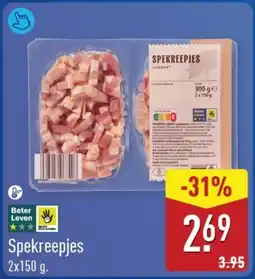 ALDI Spekreepjes aanbieding