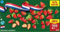 ALDI Hollandse Aardbeien aanbieding