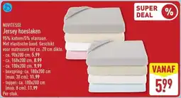 ALDI Novitesse Jersey Hoeslaken aanbieding