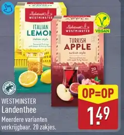 ALDI Westminster Landenthee aanbieding