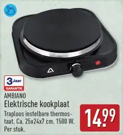 ALDI Ambiano Elektrische Kookplaat aanbieding