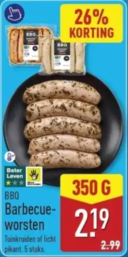 ALDI BBQ Barbecueworsten aanbieding
