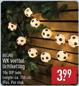 ALDI Belavi WK voetbal lichtketting aanbieding