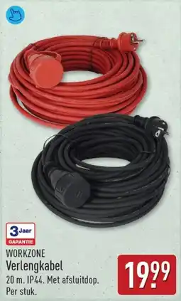 ALDI Workzone Verlengkabel aanbieding