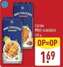 ALDI Cucina Mini Crackers aanbieding