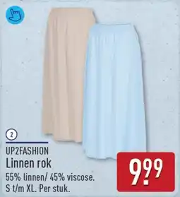 ALDI Up2fashion Linnen Rok aanbieding