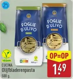 ALDI Cucina Olijfbladerenpasta aanbieding