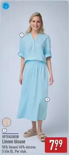 ALDI Up2fashion Linnen Blouse aanbieding