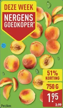 ALDI Perziken aanbieding