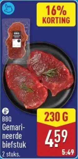ALDI BBQ Gemarineerde biefstuk aanbieding
