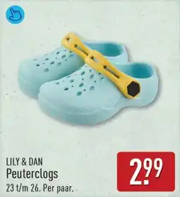 ALDI Lily & dan Peuterclogs aanbieding