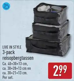 ALDI Live in style 3-pack reisopbergtassen aanbieding