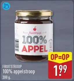 ALDI Fruitstroop 100% appelstroop aanbieding