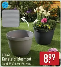 ALDI Belavi Kunststof bloempot aanbieding