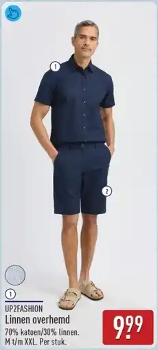 ALDI Up2fashion Linnen Overhemd aanbieding
