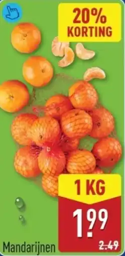 ALDI Mandarijnen aanbieding