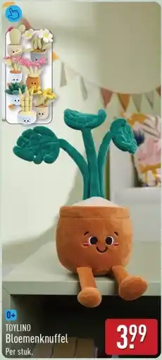 ALDI Toylino Bloemenknuffel aanbieding