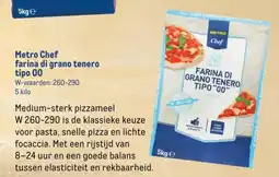 Makro Metro Chef farina di grano tenero tipo 00 aanbieding