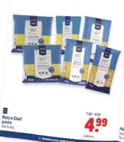 Makro Metro Chef Pasta aanbieding