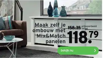 GAMMA Maak zelf je mbouw met Mix&Match panelen aanbieding