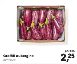HANOS Graffiti aubergine aanbieding