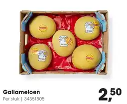 HANOS Galiameloen aanbieding