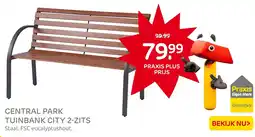 Praxis Central park tuinbank city 2-zits aanbieding