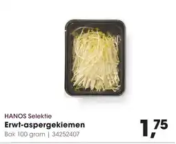 HANOS HANOS Selektie Erwt-aspergekiemen aanbieding