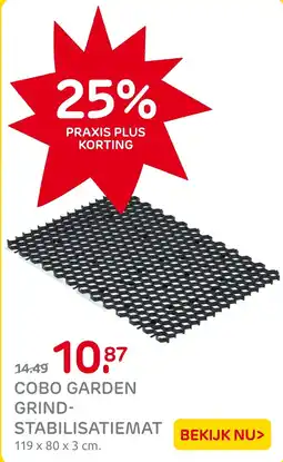 Praxis Cobo garden grind- stabilisatiemat aanbieding