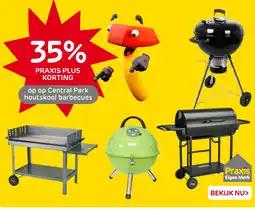 Praxis Central Park houtskool barbecues aanbieding