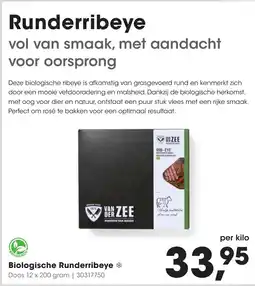 HANOS Biologische Runderribeye aanbieding