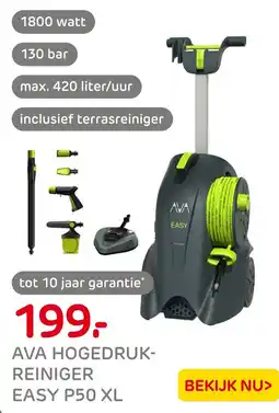 Praxis AVA HOGEDRUK- REINIGER EASY P50 XL aanbieding