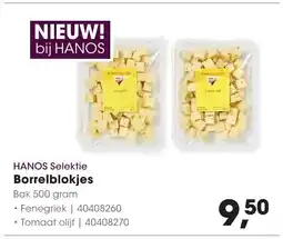 HANOS Hanos selektie borrelblokjes aanbieding