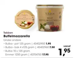 HANOS Tebben Buffelmozzarella aanbieding