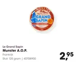 HANOS Le Grand Sapin Munster A.O.P. aanbieding