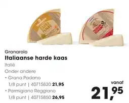 HANOS Granarolo Italiaanse harde kaas aanbieding