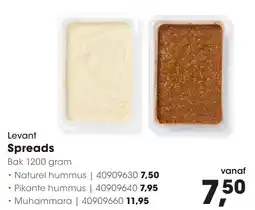 HANOS Levant Spreads aanbieding