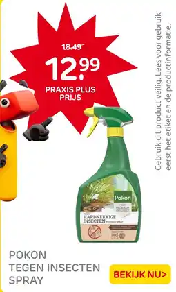 Praxis Pokon tegen insecten spray aanbieding