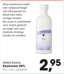 HANOS Hanos selektie kookroom 20% aanbieding