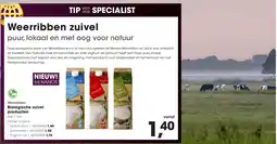 HANOS Weerribben Biologische zuivel producten aanbieding
