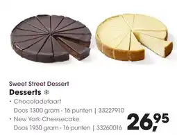 HANOS Sweet Street Dessert Desserts aanbieding
