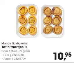 HANOS Maison Noirhomme Tatin taartjes aanbieding