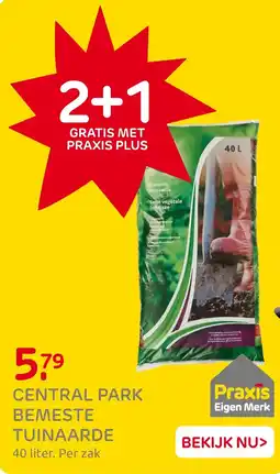 Praxis Central park bemeste tuinaarde aanbieding