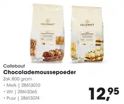 HANOS Callebaut Chocolademoussepoeder aanbieding