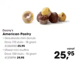 HANOS Doony's American Pastry aanbieding