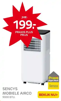 Praxis Sencys mobiele airco aanbieding